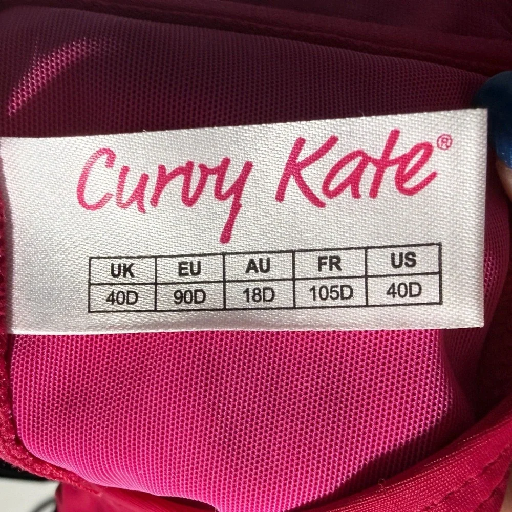 Curvy‎ Kate Subtropic Balcony Bikini Top 40D Cherry Red Pink CS009304PPK NEW